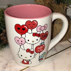 ✨NWT✨ Hello Kitty Sanrio Heart Balloon Valentine Large Ceramic Mug